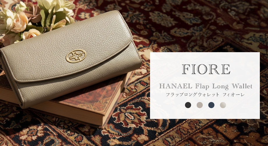 hamano HANAEL L-long wallet fiore / _vH|EHANAEL kzEtBI[