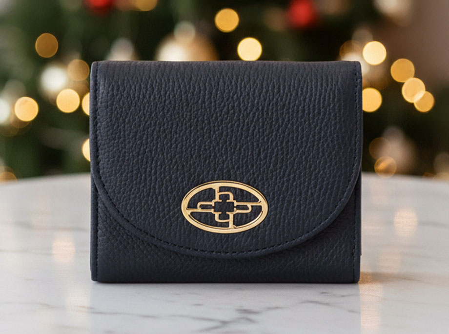 hamano HANAEL clasp trifold mini wallet fiore / _vH|E܌O܂~jEHbgEtBI[