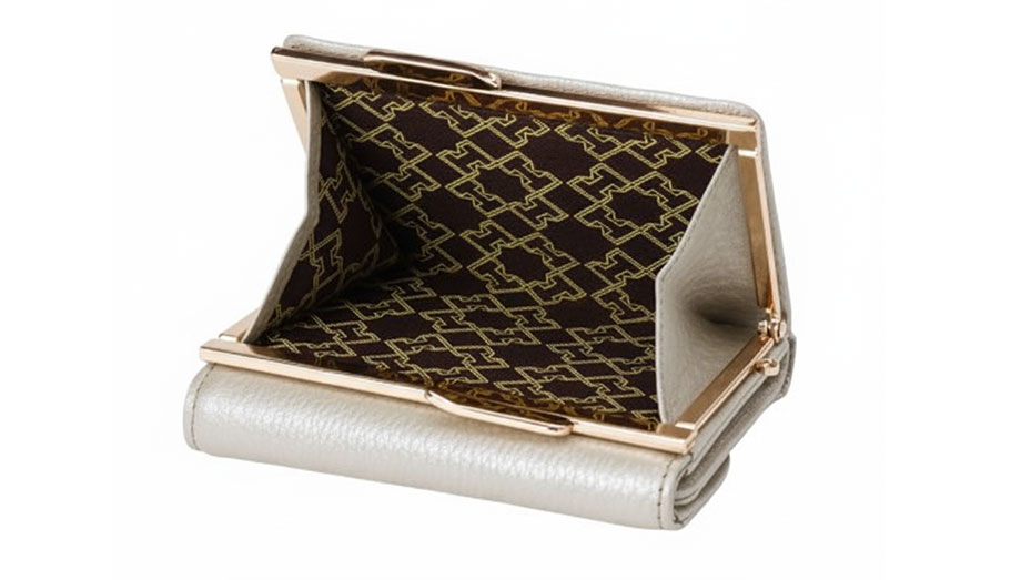 hamano HANAEL clasp trifold mini wallet fiore / _vH|E܌O܂~jEHbgEtBI[