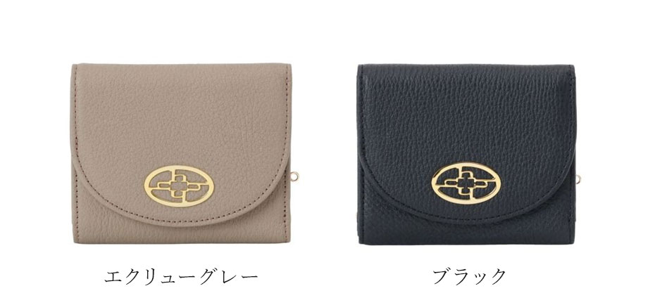 hamano HANAEL clasp trifold mini wallet fiore / _vH|E܌O܂~jEHbgEtBI[