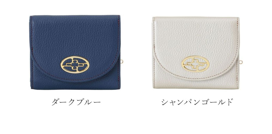 hamano HANAEL clasp trifold mini wallet fiore / _vH|E܌O܂~jEHbgEtBI[